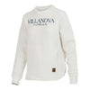 Ladies Villanova Wildcats Champagne Cable Knit Cream Crew Sweatshirt