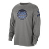 Villanova Wildcats Nike Fast Break Long Sleeve Grey T-Shirt - Front View