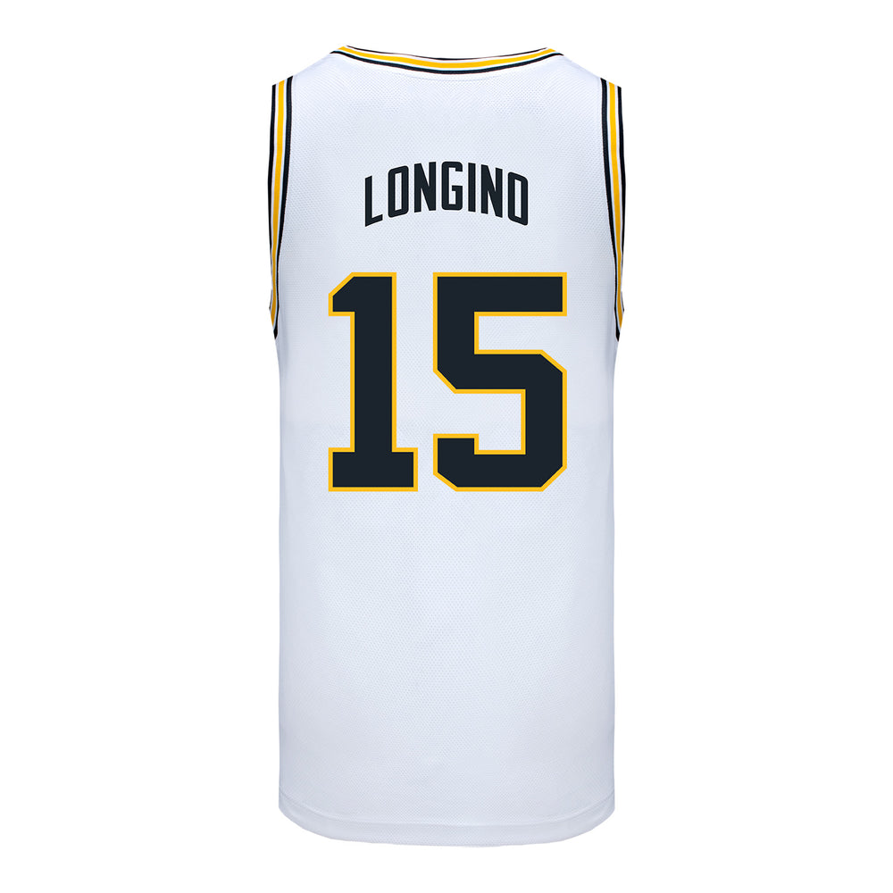 Villanova Wildcats Nike Basketball Student Athlete #15 Jordan Longino White Jersey