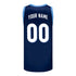 Villanova Wildcats Nike Personalized Navy Basketball Jersey - Back View