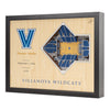 Villanova Wildcats 25-Layer Finneran Pavilion Stadium View 3D Wall Art - Front View