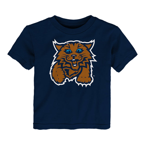 Toddler Villanova Wildcats Mascot Navy T-Shirt - Front View