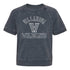 Girls Villanova Wildcats Cheer Squad Grey Short Sleeve Sweatshirt - In Grey - Front View