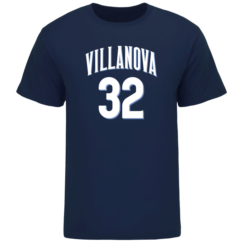Villanova Women's Basketball Student Athlete Navy T-Shirt #32 Bella Runyan - Front View