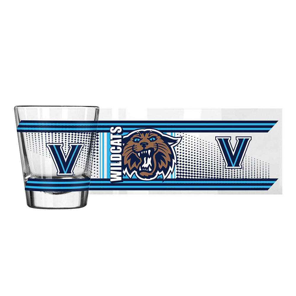 Villanova Wildcats 2 Oz. Hero Shot Glass - Extended Label View