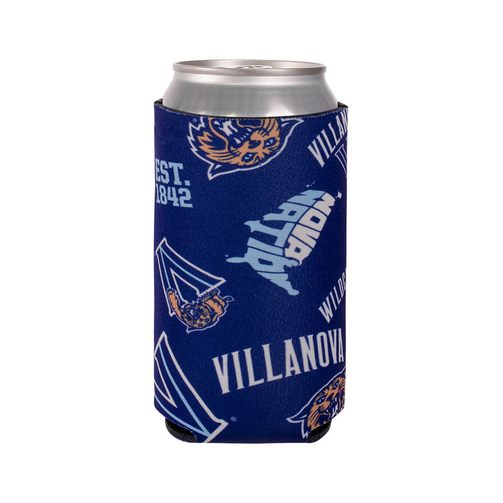 Villanova Wildcats Scatterprint Coozie