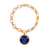 Villanova Wildcats Primary Sydney Bracelet in Navy and Gold - Front View