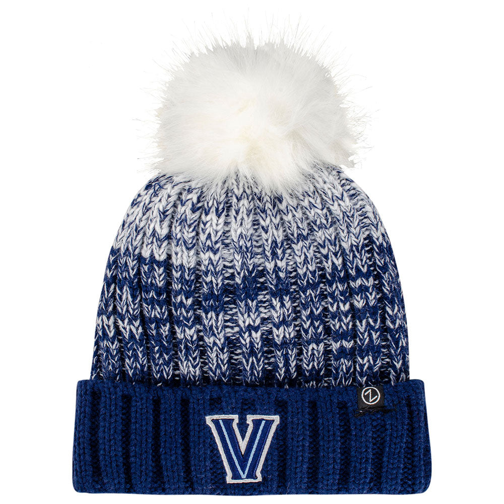 Ladies Villanova Wildcats Bear Valley Cuffed Pom Knit Hat