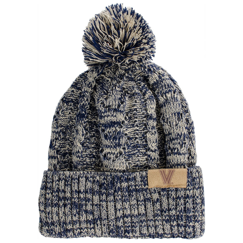 Ladies Villanova Wildcats Telluride Cuffed Pom Knit Hat