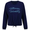 Ladies Villanova Wildcats Drawstring Cinch Long Sleeve T-Shirt