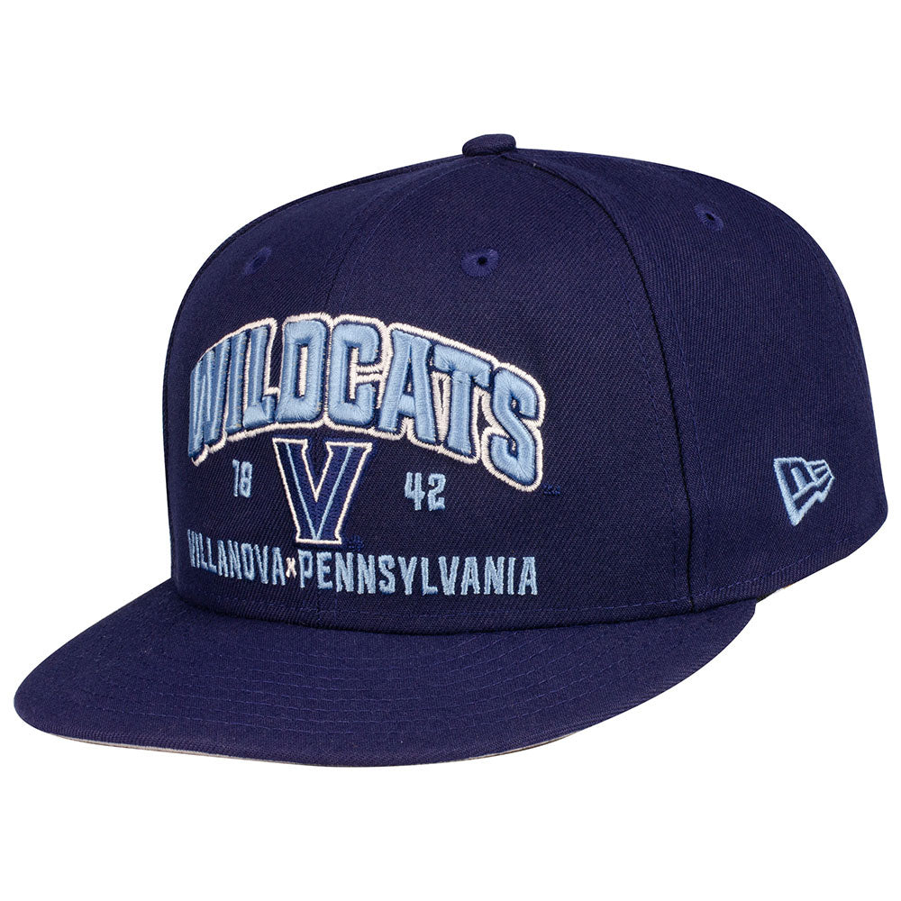 Villanova Wildcats Stacked Structured Adjustable Hat