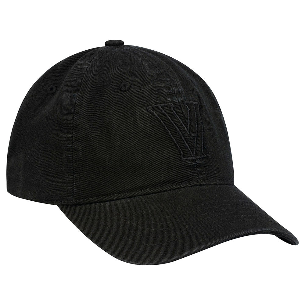 Villanova Wildcats Echo Adjustable Hat in Black - 3/4 Left View