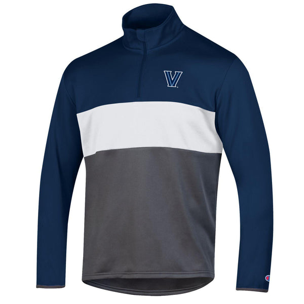 Villanova Wildcats Athletic Fleece 1/4 Zip Jacket - Front View