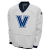 Villanova Wildcats Windshell V-Neck Pullover Jacket in White - Front View