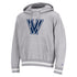 Villanova Wildcats Superfan Vintage Wash Hood in Grey - Front View