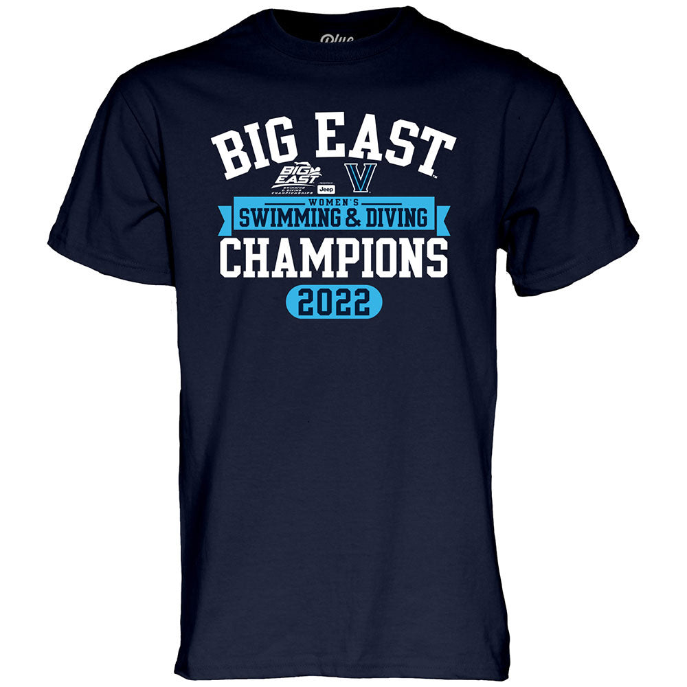 Villanova Wildcats Women's 2022 Swimming & Diving Champs T-Shirt