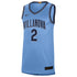 Villanova Wildcats Nike Basketball Limited Alternate Jersey #2 in Blue - Front View