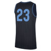 Villanova Wildcats Nike Replica Basketball Jersey in Blue - Back View