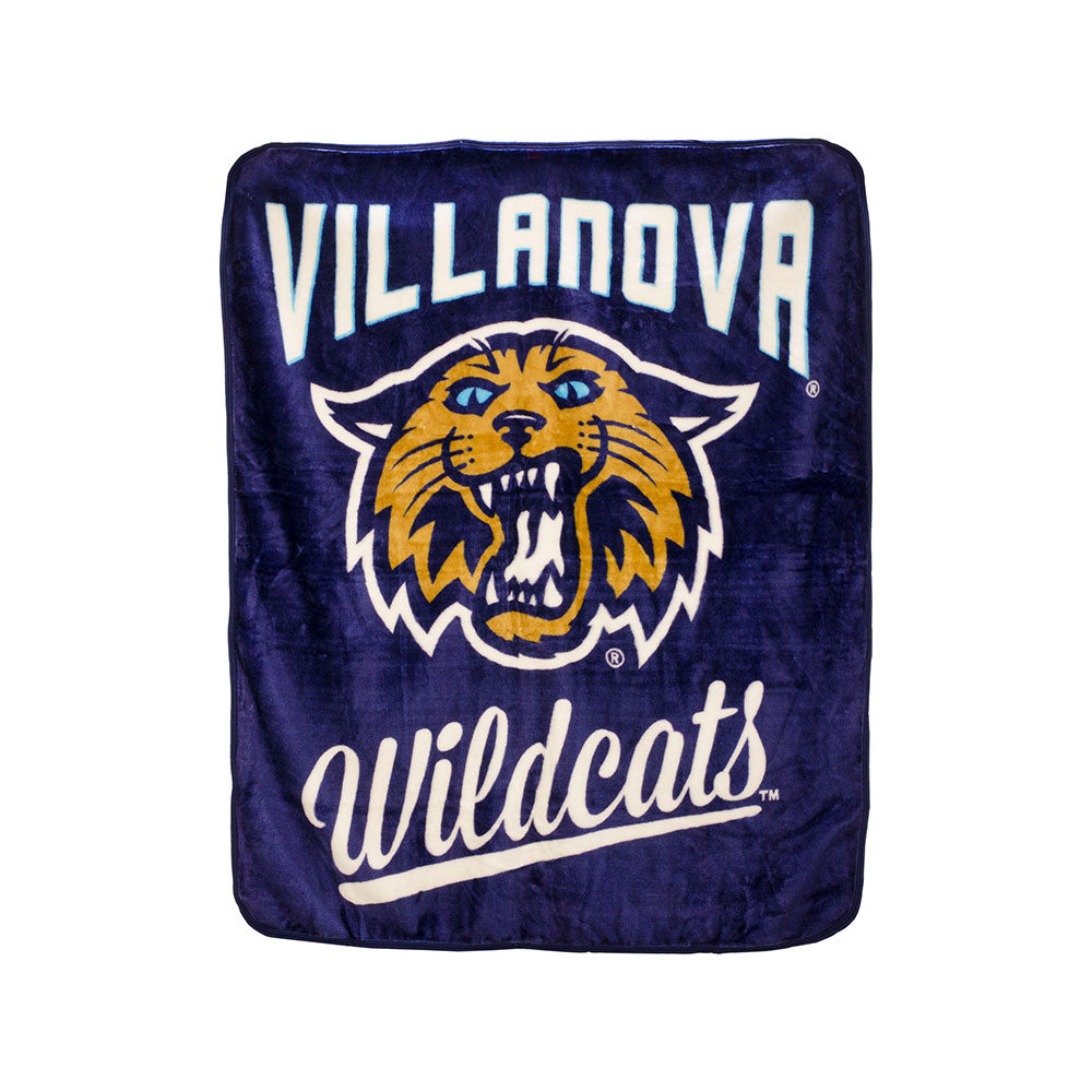 Villanova Wildcats Raschel Fleece 50 x 60 Blanket