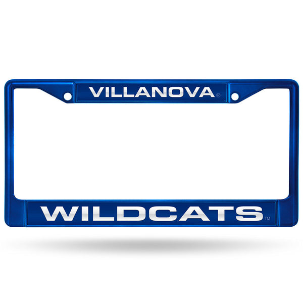 Villanova Wildcats License Plate Frame in Blue - Front View