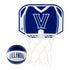 Villanova Wildcats Basketball Hoop & Ball Set in Blue and White - Front View