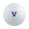 Villanova Wildcats Synthetic Volleyball in White - Front View