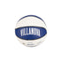 Villanova Wildcats Mini Rubber Basketball in Blue and White - Back View