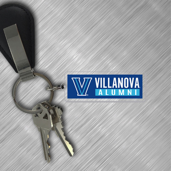 Villanova Wildcats Alumni Keychain in Blue - Front View