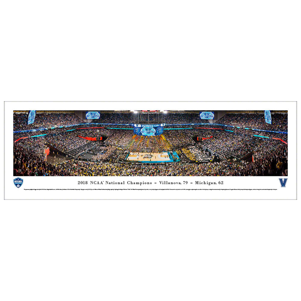 Villanova Wildcats 2018 NCAA Championship Basketball Unframed Panorama