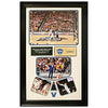 Villanova University 2018 NCAA Champions 20"x32" Framed Tip Off Collage with a Piece of Final Four Basketball Court