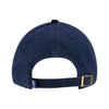 Youth Villanova Wildcats Adjustable Cleanup Hat in Blue - Back View