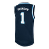 Villanova Wildcats #1 Jalen Brunson Navy Jersey - Back View