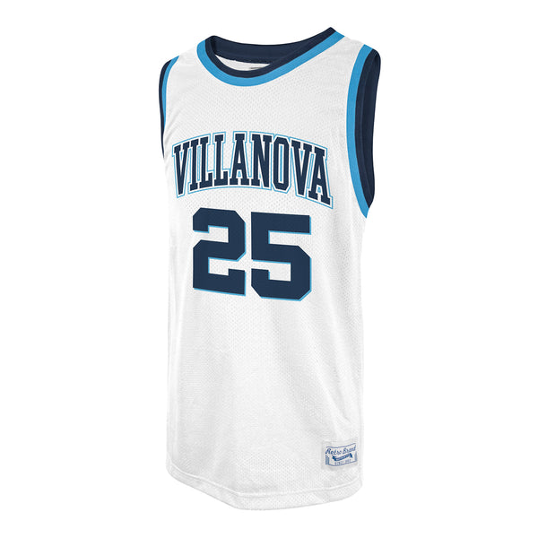 Villanova Wildcats #25 Mikal Bridges White Jersey - Front View