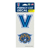 Villanova Wildcats Two Pack Logos Decal 4" x 4"