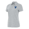 Ladies Villanova Wildcats Matter Heather Grey Polo - Front View