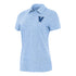 Ladies Villanova Wildcats Matter Heather Light Blue Polo - Front View