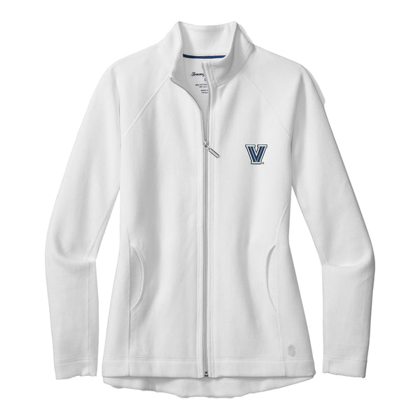 Ladies Villanova Wildcats Aruba White Full Zip Jacket