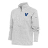 Ladies Villanova Wildcats 1/2 Zip Fortune Heather Grey Pullover Jacket