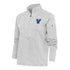 Ladies Villanova Wildcats 1/2 Zip Fortune Heather Grey Pullover Jacket - Front View