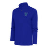 Ladies Villanova Wildcats 1/2 Zip Tribute Blue Jacket - Front Voew