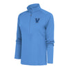 Ladies Villanova Wildcats 1/2 Zip Tribute Light Blue Jacket - Front VIew