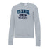 Ladies Villanova Wildcats Powerblend® Wordmark Grey Crew Sweatshirt - In Grey - Front View
