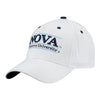 Villanova Wildcats Original Bar White Adjustable Hat - In White - Angled Left View
