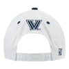 Villanova Wildcats Original Bar White Adjustable Hat - In White - Back View