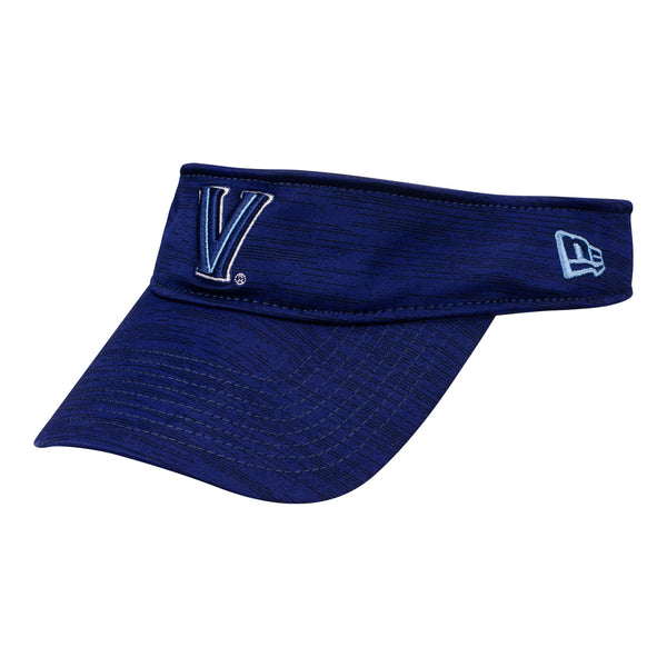 Villanova Wildcats Tech Navy Visor - Front Left View