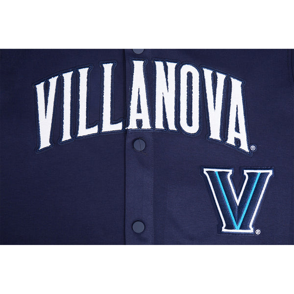 Villanova Wildcats Pro Standard Classic Warmup Navy Jacket - Front Chest View