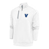 Villanova Wildcats Generation 1/4 Zip White Pullover Jacket - Front VIew