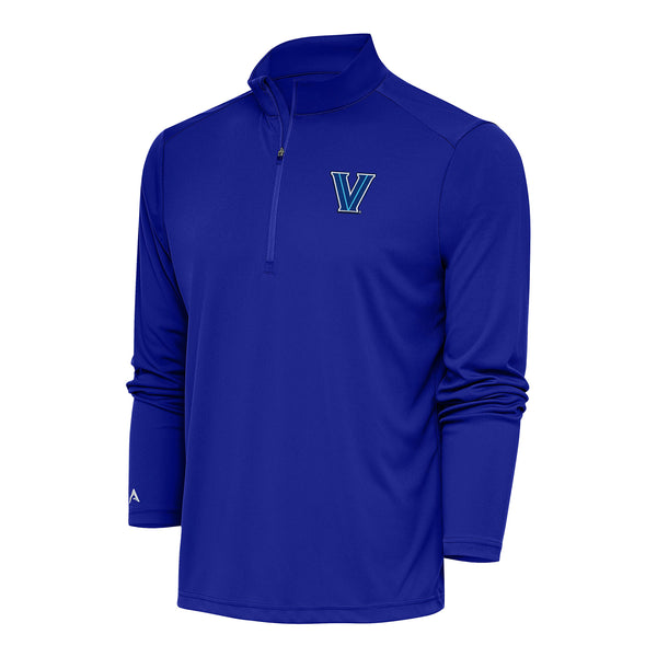 Villanova Wildcats Tribute Buzz 1/4 Zip Blue Jacket - Front View