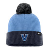 Villanova Wildcats Knit Primary Logo Blue/Navy Hat - Front View