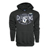 Villanova Wildcats 2023 CAA Football Champion Grey Hooded Sweatshirt